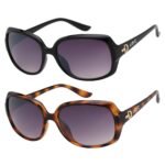 Urban Beach Women's Sunglasses - Oversized Glamour Black & Tortoise