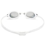 Dof goggles voor zwemmen en buitensporten, wit en zwart, comfortabele zwembril voor buitenactiviteiten.