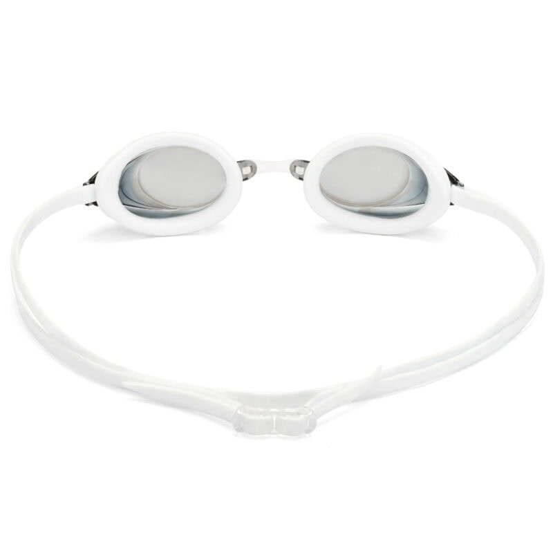 Lunettes de natation pour la natation et les sports de plein air, blanches et noires, lunettes de natation confortables pour les activités de plein air.