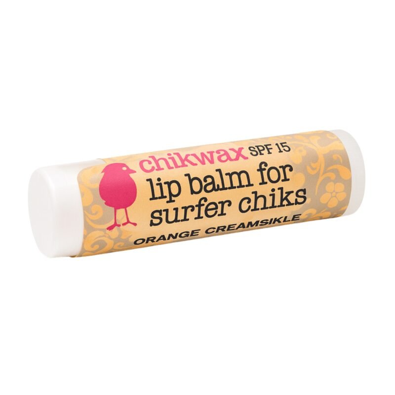 Chikwax Surf Lip Balm - Orange Creamsikle - SPF 15 - Natürlich & wasserfest für Strand und Wintersport