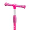 Trottinette rose pour enfants, idéale pour les jeunes enfants, pour jouer à l'extérieur.