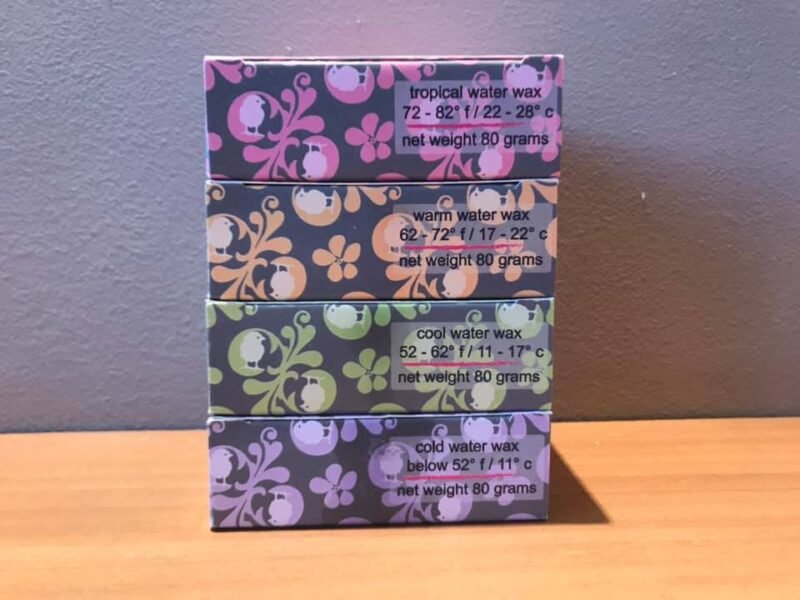 Watergeel voor warm en koud water, kleurrijke verpakking, 4 varianten, 80 gram each.