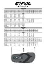 Cool Shoe Corp. Size chart