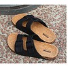 Stijlvolle heren sandalen van Cool Shoe Corp. op zomerse dag – Cork black kleur