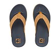 Bequeme blaue Strandsandalen mit griffiger Sohle