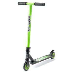 Xootz Brainache scooter cascadeur enfants vert noir - vue de côté