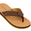 Sandalen met suède band en kurk zool, comfortabele outdoor slippers voor heren.