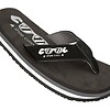 Slant View Tongs noires confortables pour hommes
