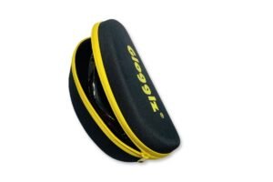 Etui à lunettes Glogglz Hardcase compact pour la protection des lunettes de sport
