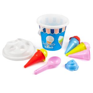 Yello Ice Cream beach set model with sand shovel and special lid