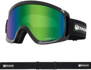 Dragon D3 OTG Skibril – Icon Green – LumaLens Green Ionized