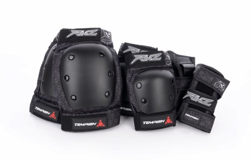 tempish-rimz-protector-set-black-all-1.jpg Tempish - Rimz Skatebescherming Set - Volwassenen - Driedelig