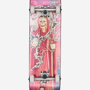 Globe G1 Downtown Doom Silver/Red 8.0″ - Skateboard Compleet