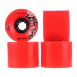 Powell-Peralta SSF Kevin Reimer 80A longboard wielen 72mm rood set van 4