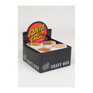 Santa Cruz Classic Dot Skate Wax doos van 12 naturel voorkant