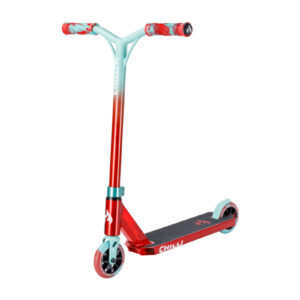 Chilli Jumpstart M stuntstep rood/teal zijaanzicht