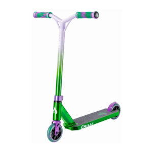 Chilli Jumpstart S stuntstep groen/paars zijaanzicht