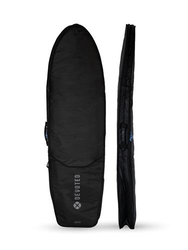 Devoted Fish Day (8mm) boardbag 5'10" zwart