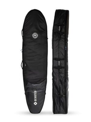 Devoted Longboard Travel (10mm) boardbag 8'0" zwart