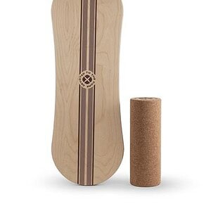 Devoted houten balance board surf trainer met roller