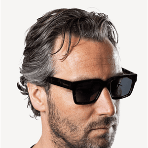 Devoted Marcos gepolariseerde zonnebril black leopard