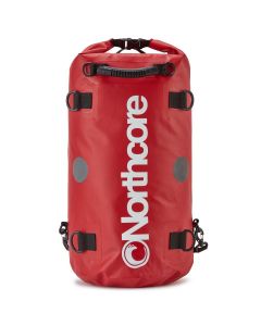 Northcore waterdichte dry bag rugzak 30L rood