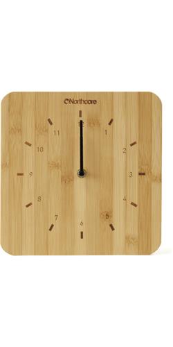 Northcore bamboe wandklok